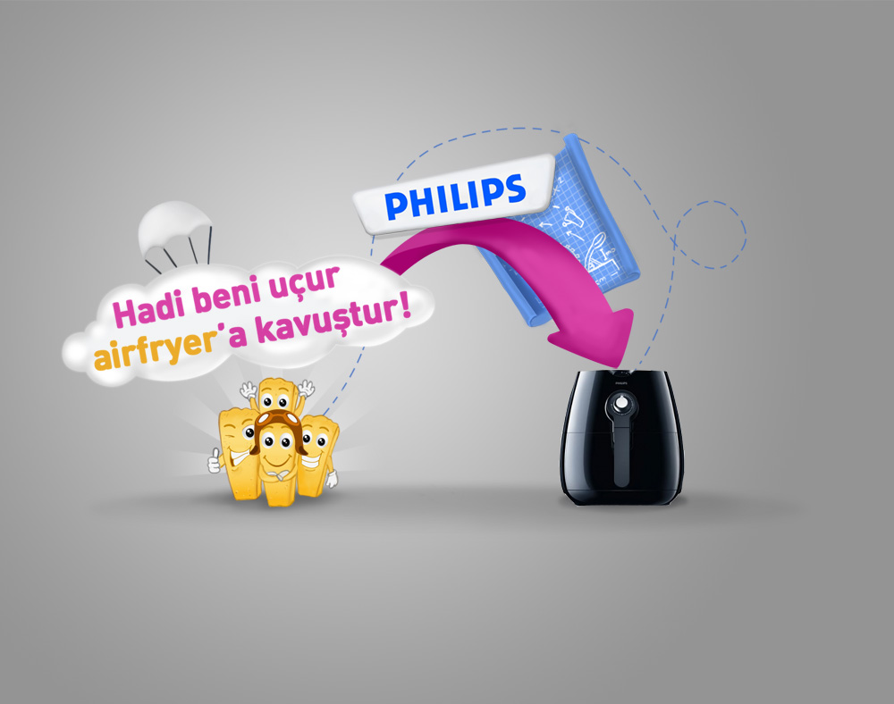 Philips Advergame — Oyuna davet, dönemin tasarımı