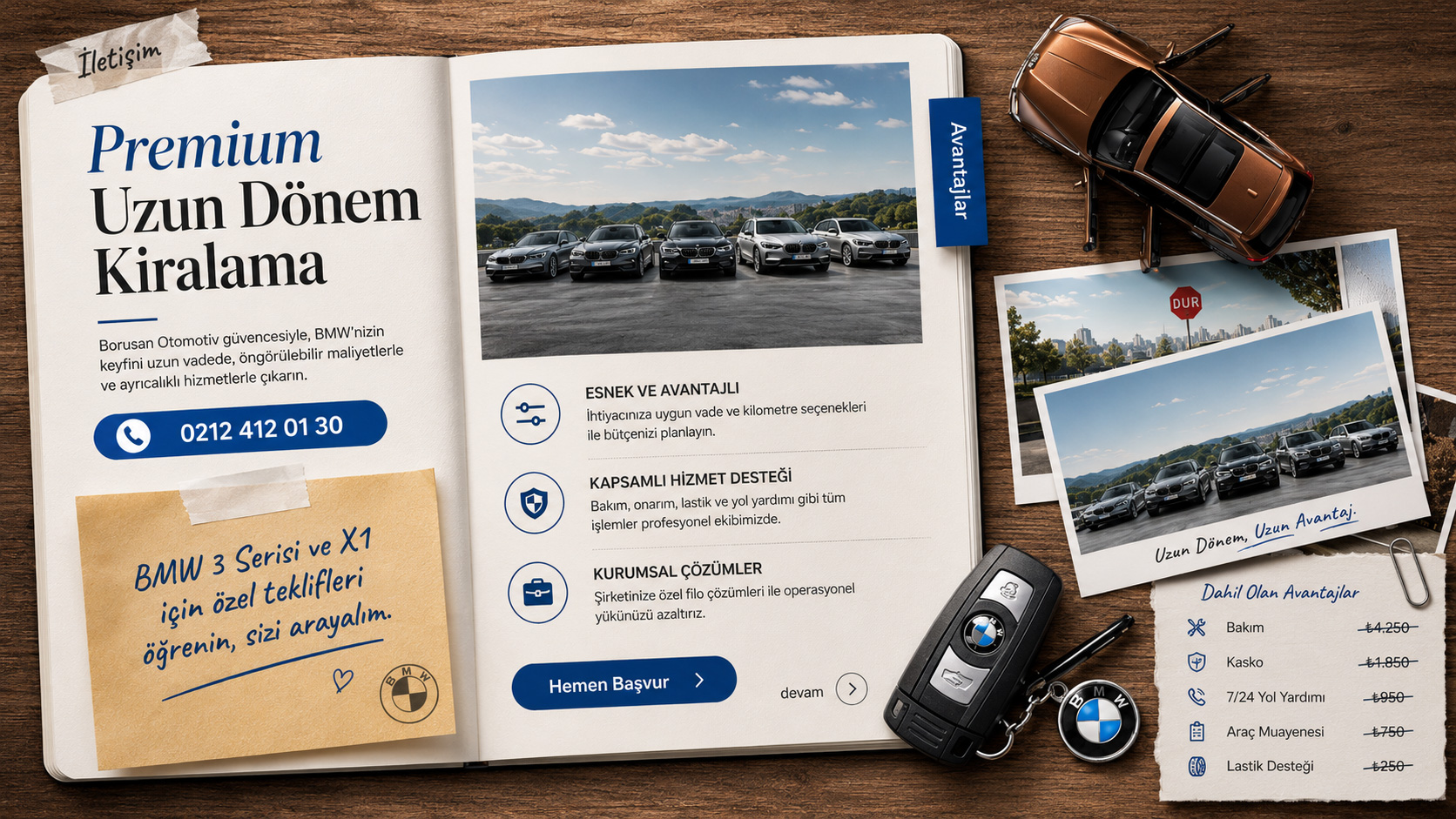BMW - Uzun Dönem Kiralama Web Sitesi