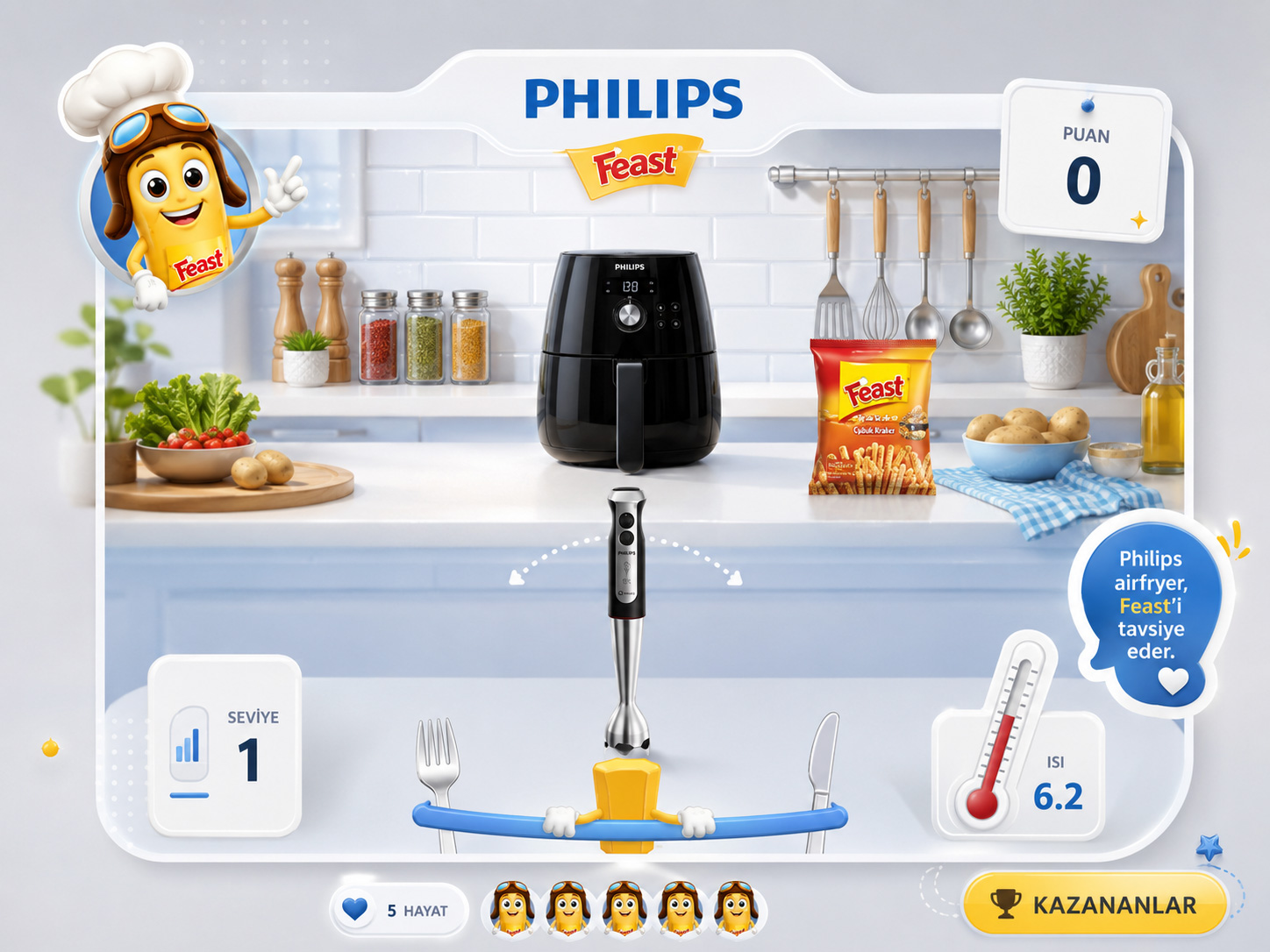 Philips Advergame — Oyun içi ekran, yapay zekâ yorumu