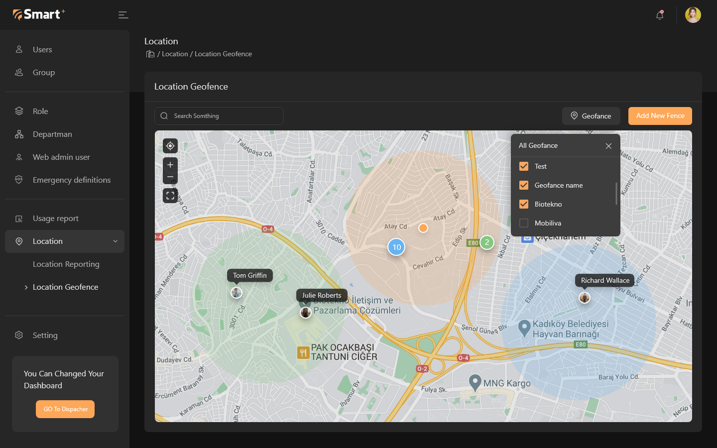Konum Geofence — Wireframe'den Prototipe Geçiş